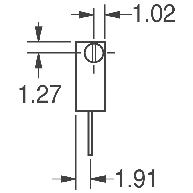 3292X-1-102LF Bourns Inc.  Trimmer Potentiometers